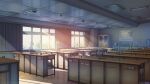    artist_name cabinet ceiling_light classroom highres mb0sco mixed-language_commentary no_humans original scenery school shadow watermark window 