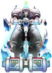  #compass 1boy absurdres armor armored_boots blue-tinted_eyewear boots breastplate closed_mouth full_armor full_body gauntlets gloves grey_footwear grey_gloves grey_headwear hands_on_hilt hands_up helmet hidekazu_(hidekazu_king) highres justice_hancock looking_at_viewer male_focus motion_blur official_art own_hands_together purple_hair rubble short_hair solo standing straight-on third-party_source tinted_eyewear visor war_hammer weapon white_background 