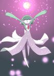  :o arms_up blurry blush closed_eyes commentary_request eyelashes full_body gardevoir highres m3_(gardevoir_m3) moonblast_(pokemon) open_mouth pokemon pokemon_(creature) solo 