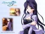  amamiya_mizuho cleavage koshimizu_takayuki matsuo_yukihiro memories_off memories_off_5 wallpaper 