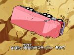  closed_eyes falling ground_vehicle highres kirby kirby_(series) kirby_and_the_forgotten_land lyrics motor_vehicle mouthful_mode optimus_prime parody rariatto_(ganguri) semi_truck solo subtitled transformers translation_request truck 