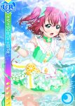  blush character_name dress green_eyes kurosawa_ruby love_live!_school_idol_festival love_live!_sunshine!! pink_hair short_hair 