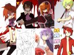  blood hanyuu higurashi_no_naku_koro_ni houjou_satoshi kanon_(umineko) ryuuguu_rena shiako umineko_no_naku_koro_ni ushiromiya_battler ushiromiya_maria wallpaper 