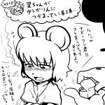  blush disney jewelry mickey_mouse monochrome mouse_ears nazrin open_mouth proposal ring sho_(pixiv) tears toramaru_shou touhou translated translation_request tsundere 