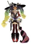  broom child hat highres long_hair matayoshi thigh-highs thighhighs twintails uneven_twintails witch witch_hat 