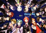  amaha_tsubasa aozora_hayato blue_hair haruki_naoshi hoshizuki_kotarou kanakubo_homare kazuaki kinose_azusa miyaji_ryunosuke mizushima_iku nanami_kanata shiranui_kazuki starry_sky_(game) tomoe_you touzuki_suzuya yellow_eyes 