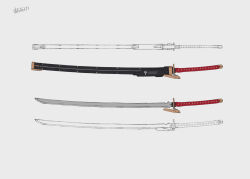  grey_background heavily_armed_high_school_girls katana neco no_humans reference_sheet scabbard sheath sheathed simple_background sword weapon weapon_focus 