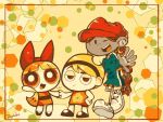 3girls 5_fingers abigail_lincoln blossom_(ppg) cartoon_network codename:_kids_next_door crossover holding_hands mandy_(grim_adventures) multiple_girls non-web_source powerpuff_girls smile the_grim_adventures_of_billy_&amp;_mandy