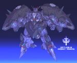  apsalus big_zam character_name fusion gundam gundam_08th_ms_team looking_to_the_side mecha mk-5 mobile_suit one-eyed open_hands science_fiction solo violet_eyes zeong 