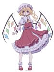  1girl absurdres flandre_scarlet highres kame_(kamepan44231) simple_background solo touhou white_background 