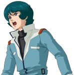  1boy blue_eyes game_cg gundam kamille_bidan non-web_source official_art open_mouth solo super_robot_wars super_robot_wars_30 turtleneck uniform zeta_gundam 