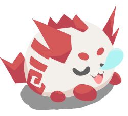  arknights closed_eyes commentary_request creature dragon_bubble_(arknights) full_body kishinen_chan nian_(arknights) no_humans nose_bubble open_mouth partial_commentary simple_background transparent_background 