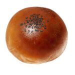  3d bread_bun commentary_request food food_focus hokkaido_(artist) no_humans original photorealistic realistic seed sesame_seeds simple_background still_life white_background 