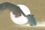  1other ambiguous_gender animal animal_focus faux_traditional_media hamster highres original otamashimai pink_nails 