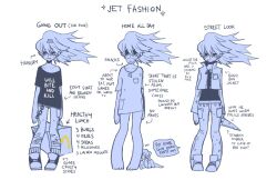  0saippua black_shirt black_shoes chain cyborg cyborg_009 doughnut eating food full_body hair_over_face half-closed_eyes holding holding_knife jet_link knife long_hair mcdonald&#039;s shirt shoes skinny_jeans snack spiky_hair trap white_shirt 