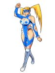  1girl bare_shoulders bengus blonde_hair blue_eyes boots capcom cleavage crmk hearts hips mask official_art pigtails rainbow_mika solo standing street_fighter street_fighter_alpha street_fighter_alpha_3 street_fighter_zero_iii twintails very_long_hair wrestler wrestling_outfit 