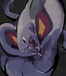  animal_focus arbok black_eyes bright_pupils cobra_(animal) fangs forked_tongue full_body grey_background highres looking_at_viewer no_humans open_mouth pokemon pokemon_(creature) pokemon_focus simple_background snake solo standing tongue uraura8yama white_pupils 