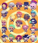 4girls 6+boys :&lt; :p afro amputee antlers antlers_through_headwear aqua_hair ascot bag bandana bangs bartolomeo black_eyes black_hair blonde_hair blue_eyes blue_hair blush_stickers body_fur boned_meat brook brown_eyes brown_fur buggy_the_clown burn_scar camisole cane cape cavendish chibi cigar cigarette closed_mouth club_(weapon) coat coat_on_shoulders crocodile_(one_piece) crown curled_horns dark-skinned_female dark-skinned_male dark_skin detached_hood diell donquixote_doflamingo donquixote_rocinante dracule_mihawk earrings extra_arms eyebrows_visible_through_hair eyelashes facial_hair fangs fire flower food formal franky freckles full_body fur_coat furrowed_brow furry furry_male ghost goggles goggles_on_headwear grin gun hair_ornament hair_over_one_eye hair_slicked_back hair_stick hair_through_headwear hakama hakama_skirt hand_in_pocket handgun hat highres holding holding_food holding_gun holding_knife holding_slingshot holding_staff holding_sword holding_tray holding_weapon hood hood_down hood_up hoodie hook hook_hand hooves horns jacket japanese_clothes jewelry kanabou kimono knife long_hair long_nose long_sleeves makeup male_swimwear meat medium_hair missing_limb monkey_d._luffy mouth_hold multicolored_hair multicolored_horns multiple_boys multiple_girls mustache nami_(one_piece) nico_robin one_piece oni onigiri open_clothes open_coat open_mouth orange_hair overalls pale_skin pants parasol parted_bangs perona pink_hair plunging_neckline portgas_d._ace pussy red_hair red_horns red_nose rope roronoa_zoro rose sabo_(one_piece) sandals sanji scar scar_across_eye shanks shimenawa shirt shoes short_hair short_sleeves shorts sideburns sidelocks skeleton skirt sleeveless sleeveless_kimono sleeveless_shirt slingshot smile smirk staff straw_hat stubble suit suit_jacket sunglasses swim_briefs swirl sword tan tattoo tongue tongue_out tony_tony_chopper top_hat topless_male trafalgar_law tray triple_wielding twintails two_side_up umbrella undead usopp v-shaped_eyebrows veins vest walking weapon white_hair yamato_(one_piece)