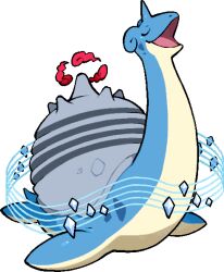  animal_focus closed_eyes commentary_request crystal dynamax full_body gigantamax gigantamax_lapras horns kawaanago lapras no_humans open_mouth pokemon pokemon_(creature) pokemon_focus red_clouds single_horn smile solo transparent_background 