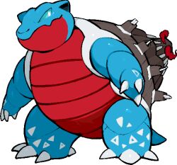  aqua_sclera blastoise claws closed_mouth colored_sclera commentary_request dynamax full_body gigantamax gigantamax_blastoise kawaanago no_humans nostrils pokemon pokemon_(creature) pokemon_focus red_clouds solo standing transparent_background v-shaped_eyebrows white_eyes 