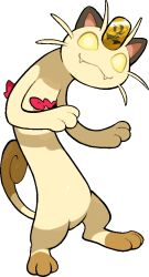  :3 closed_mouth coin commentary_request dynamax fangs full_body gigantamax gigantamax_meowth gold kawaanago koban_(gold) meowth no_humans pokemon pokemon_(creature) pokemon_focus red_clouds smile solo transparent_background whiskers 