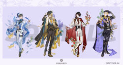  aiguillette alternate_costume aqua_shawl argyle_clothes arm_guards ascot bead_bracelet beads belt belt_buckle belt_charm belt_pouch beret black_belt black_boots black_cape black_gloves black_hair black_hat black_jacket black_nails black_pants black_shirt black_suit black_vest blonde_hair blue_flower blue_ribbon blue_shawl blue_vest book book_holster boots border bouquet bracelet branch brown_belt brown_shoes buckle butterfly_hat_ornament buttons camellia candelabra candle candlestand cane cape center_frills charm_(object) closed_mouth collared_cape collared_shirt colored_lapels copyright_name copyright_notice corsage cotton_boll cropped_jacket cross-laced_clothes cross-laced_pants cross-laced_top crown_hat double-breasted dress_shirt ear_covers earrings epaulettes eyeshadow falling_petals feather_boa fedora fishnet_gloves fishnets floral_print flower flying_paper fold-over_boots food frilled_shirt_collar frilled_sleeves frills fringe_trim fruit full_body gloves gold_necklace grey_jacket hair_behind_ear hair_between_eyes hair_flower hair_ornament hair_over_shoulder hairclip half_gloves hand_on_headwear hand_on_own_hip hand_up hat hat_feather hat_flower hat_ornament hat_ribbon high_heel_boots high_heels highres hitokoto holding holding_bouquet holding_candlestand holding_cane holding_flower holding_quill ike_eveland ink ink_splatter inkwell jacket jasmine_(flower) jewelry juniper_tree knee_boots lace-up_boots lapels leg_belt lemon lemon_blossoms lilac lineup long_sleeves looking_at_viewer low_ponytail luca_kaneshiro makeup male_focus medium_hair mole mole_on_neck monocle multicolored_boots multicolored_hair multicolored_jacket multiple_belts multiple_rings multiple_swords neck_ribbon necklace necktie nijisanji nijisanji_en notched_lapels o-ring o-ring_belt o-ring_thigh_strap official_art open_clothes open_jacket oxfords pants pants_tucked_in paper peaked_cap pepper_(spice) petals pink_flower pink_rose pinstripe_jacket pinstripe_pattern plant plum plumeria ponytail pouch purple_background purple_cape purple_flower purple_necktie purple_ribbon quill red_boots red_cape red_eyeshadow red_flower red_hair red_rose ribbon ring rose sam_browne_belt sample_watermark shawl sheath sheathed shirt shoes short_hair side_cape simple_background single_earring sleeve_cuffs sleeves_past_wrists smile sonny_brisko standing stiletto_heels stole streaked_hair suit suit_jacket sweater_guard tassel tassel_earrings thigh_belt thigh_pouch thigh_strap turtleneck turtleneck_shirt two-sided_cape two-sided_fabric two-tone_boots two-tone_jacket vest vines violet_eyes virtual_youtuber vox_akuma watermark white_boots white_border white_flower white_hat white_jacket white_pants white_shirt white_suit wrist_flower yellow_ascot yellow_cape yellow_eyes yellow_flower yellow_ribbon yellow_rose yellow_shawl yellow_shirt 