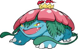  animal_focus bright_pupils claws colored_sclera commentary_request dynamax fangs full_body gigantamax gigantamax_venusaur green_sclera kawaanago leaf no_humans nostrils open_mouth plant pokemon pokemon_(creature) pokemon_focus red_clouds red_eyes smile solo transparent_background v-shaped_eyes venusaur vines white_pupils 