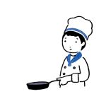  ._. 1boy animal animated animated_gif black_hair blue_neckerchief cat chef chef_hat chef_uniform closed_mouth cooking cropped_torso dolphin dot_nose flipping_food food frying_pan hand_up hat hirasawa_minami holding holding_frying_pan long_sleeves looking_ahead looking_up looping_animation lowres male_focus neckerchief original pancake shooting_star simple_background sleeves_folded_up smile solo star_(symbol) surreal undersized_animal uniform upper_body white_background white_headwear 