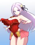  1girl bracelet breasts cape cleavage collar covered_navel cowboy_shot cute edelgard_von_hresvelg fire_emblem fire_emblem:_three_houses fire_emblem_heroes fire_emblem_warriors:_three_hopes flower flower_hair_ornament flower_on_head frilled_swimsuit hair_ribbon intelligent_systems jaxartdump long_hair looking_at_viewer nintendo one-piece_swimsuit ribbon silver_hair solo summer super_smash_bros. swimsuit violet_eyes 