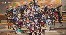  1boy 6+girls absurdres ak-15_(girls'_frontline) alva_(girls'_frontline_2) an-94_(girls'_frontline) andoris_(girls'_frontline_2) anniversary bad_link balthilde_(girls'_frontline_2) belka_(girls'_frontline_2) black_dress black_socks blonde_hair blue_eyes book breasts brown_hair centaureissi_(girls'_frontline_2) cheyanne_(girls'_frontline_2) colphne_(girls'_frontline_2) commander_(girls'_frontline) couch cz75_(girls'_frontline) daiyan_(girls'_frontline_2) dinergate_(girls'_frontline) dp-12_(girls'_frontline) dress drink dsr-50_(girls'_frontline) dushevnaya_(girls'_frontline_2) faye_(girls'_frontline_2) female_commander_(girls'_frontline) florence_(girls'_frontline_2) g11_(girls'_frontline) g28_(girls'_frontline) g36_(girls'_frontline) girls'_frontline_2:_exilium girls_frontline groza_(girls'_frontline_2) harpsy_(girls'_frontline_2) helen_(girls'_frontline_2) highres hk416_(girls'_frontline) jiangyu_(girls'_frontline_2) k2_(girls'_frontline) klukai_(girls'_frontline_2) krolik_(girls'_frontline_2) ksvk_(girls'_frontline) lewis_(girls'_frontline) lewis_(girls'_frontline_2) loreley_(girls'_frontline_2) m200_(girls'_frontline) makiatto_(girls'_frontline_2) mask mayling_shen_(girls'_frontline_2) mechty_(girls'_frontline_2) mo_(girls'_frontline_2) mouth_mask mp5_(girls'_frontline) mr._pizza_(girls'_frontline_2) multiple_girls nemesis_(girls'_frontline_2) official_art open_mouth ots-14_(girls'_frontline) pa-15_(girls'_frontline) peri_(girls'_frontline_2) promotional_art qiuhua_(girls'_frontline_2) sabrina_(girls'_frontline_2) sharkry_(girls'_frontline_2) sitting socks spas-12_(girls'_frontline) springfield_(girls'_frontline) springfield_(girls'_frontline_2) suomi_(girls'_frontline) suomi_(girls'_frontline_2) table tmp_(girls'_frontline) type_95_(girls'_frontline) type_97_(girls'_frontline) type_97_shotgun_(girls'_frontline) ullrid_(girls'_frontline_2) vector_(girls'_frontline) vector_(girls'_frontline_2) vepley_(girls'_frontline_2) voymastina_(girls'_frontline_2) wa2000_(girls'_frontline) yoohee_(girls'_frontline_2) zhaohui_(girls'_frontline_2) 