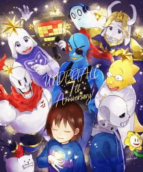  0_0 1other 2022 2d 3girls 5boys alphys ambiguous_gender animal animal_ears animated animated_gif anniversary annoying_dog anthro armor artist_name asgore_dreemurr beard black_eyepatch black_shorts blonde_hair blue_jacket blue_shirt blue_shorts blue_skin bone brothers brown_hair buck_teeth cape child cloak colored_sclera colored_skin colored_teeth copyright_name cousins crown delta_rune_(symbol) delta_rune_print digital_media dog double_horizontal_stripe droopy_ears ear_fins english_text everyone eyepatch facial_hair female fins fish fish_girl floppy_ears flower flowey_(undertale) frisk_(undertale) furry furry_female furry_male ghost gloves glowing glowing_heart goat goat_boy goat_ears goat_girl goat_horns grey_background grey_hood hand_up head_fins heart height_difference high_ponytail holding holding_microphone hood hood_down hooded_jacket horizontal-striped_clothes horns human humanoid jacket lizard lizard_girl long_hair long_sleeves looping_animation male mammal mettaton mettaton_(box) microphone monster monster_boy monster_girl multiple_boys multiple_girls napstablook non-humanoid_robot open_clothes open_jacket papyrus_(undertale) pauldrons pink_stripes plant ponytail purple_cloak purple_robe red_cape red_gloves red_hair reptile reptile_girl robe robot robot_boy sakito_(mg_1016) sans_(undertale) scalie sharp_teeth shirt short_hair shorts siblings simple_background single_vertical_stripe skeleton slit_pupils sparkle striped_clothes striped_shirt striped_shorts teeth text toriel two-tone_shirt undead undertale undyne upper_body utdr_(toby_fox) vertical-striped_clothes vertical-striped_shorts wheel white_armor white_dog white_fur white_gloves white_horns white_shirt white_stripes yellow_flower yellow_sclera yellow_skin yellow_teeth 