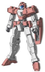  assault_visor blue_visor commentary_request full_body genoace gundam gundam_age joy_(cyber_x_heaven) mecha mobile_suit no_humans robot science_fiction shield solo standing 