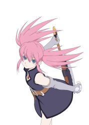  1girl artist_request axe belt black_trim blue_eyes chest_jewel closed_mouth coat commentary cowboy_shot elbow_gloves from_side game_cg gem gloves grey_coat grey_gloves holding holding_axe holding_behind_back holding_weapon_behind_back leaning_forward long_hair looking_at_viewer official_art pink_hair presea_combatir purple_coat red_gem sleeveless sleeveless_coat solo standing tales_of_(series) tales_of_asteria tales_of_symphonia third-party_source transparent_background twintails 