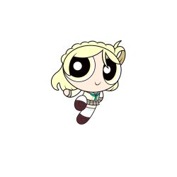  1girl blonde_hair braid brown_shoes chibi chibi_only closed_mouth full_body game_cg green_neckerchief grey_sailor_collar grey_skirt hair_rings long_hair long_sleeves looking_to_the_side love_live! love_live!_school_idol_festival love_live!_sunshine!! miniskirt neckerchief official_art ohara_mari parody pleated_skirt powerpuff_girls powerpuff_girls_(style) sailor_collar sailor_shirt school_uniform shirt shoes sideways_glance simple_background single_hair_ring skirt smile solo style_parody tachi-e thigh-highs third-party_source transparent_background uranohoshi_school_uniform white_shirt white_thighhighs winter_uniform yellow_eyes 