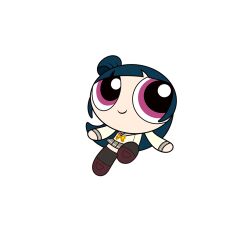  1girl black_thighhighs blue_hair bow bowtie brown_shoes chibi chibi_only closed_mouth full_body game_cg grey_sailor_collar grey_skirt hair_bun long_hair long_sleeves love_live! love_live!_school_idol_festival love_live!_sunshine!! miniskirt official_art parody pleated_skirt powerpuff_girls powerpuff_girls_(style) sailor_collar sailor_shirt school_uniform shirt shoes simple_background single_side_bun skirt smile solo style_parody tachi-e thigh-highs third-party_source transparent_background tsushima_yoshiko uranohoshi_school_uniform violet_eyes white_shirt winter_uniform yellow_bow yellow_bowtie 