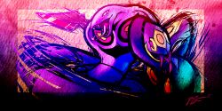  animal_focus arbok commentary english_commentary fangs forked_tongue joannazelle motion_blur no_humans open_mouth pokemon pokemon_(creature) pokemon_focus seviper sharp_teeth signature teeth tongue tongue_out 