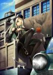  blonde_hair car cat cat_ears hat motor_vehicle original red_hair redhead sitting sts trench_coat trenchcoat vehicle wink yellow_eyes 