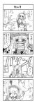  4koma alice_margatroid comic highres kirisame_marisa lantern monochrome multiple_girls rubik&#039;s_cube rubik's_cube sora_no_amagumo tears touhou translated 