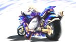  blonde_hair long_hair motorcycle touhou yakumo_yukari 