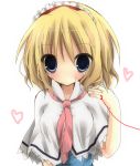  alice_margatroid blonde_hair blue_eyes hairband heart kokonidarekairu red_string touhou 