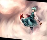  mifuru tatara_kogasa tongue touhou umbrella 