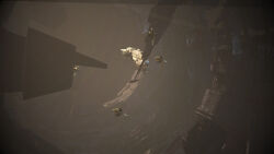  3d amarr_empire_(eve_online) angel_cartel_(eve_online) autodesk_3ds_max_(medium) brown_theme commentary cruiser_(eve_online) english_commentary eve_online heavy_fighter_(eve_online) highres logistics_ship_(eve_online) military_vehicle minmatar_republic_(eve_online) no_humans realistic scenery science_fiction space_station spacecraft starfighter support_ship_(eve_online) swp 