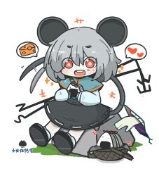  +++ 2girls :d afterimage animal_ears black_dress black_shoes blue_capelet blue_shirt blush capelet commentary_request dowsing_rod dress food food_on_face gap_(touhou) grey_hair hair_between_eyes heart highres holding holding_food long_sleeves mouse_ears mouse_girl mouse_tail multiple_girls nazrin onigiri puffy_long_sleeves puffy_sleeves red_eyes rice rice_on_face sea_urchin shirt shoe_soles shoes short_eyebrows sitting sleeves_past_wrists smile solo_focus spoken_food spoken_heart tail tail_wagging teeth thick_eyebrows touhou translation_request uni_souchou upper_teeth_only white_background yakumo_yukari 