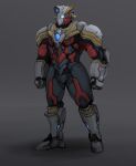 1boy alternate_universe armor armored_boots blue_eyes boots commentary_request full_body helmet highres male_focus mecha power_armor power_gloves pure_boy robot shoulder_armor spikes star_(symbol) stylistic ultra_series ultraman_(hero&#039;s_comics) ultraman_suit ultraman_taiga_(series) ultraman_titas_(ultraman_taiga) 