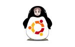  azumanga_daioh linux mihama_chiyo penguingirl ubuntu white 