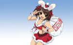   bunnygirl christmas santa_costume santa_hat suzumiya_haruhi suzumiya_haruhi_no_yuuutsu  