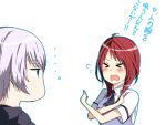  aleksander_nikolaevich_her oribe_mafuyu redhead seikon_no_qwaser white_hair 