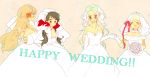  belarus_(hetalia) bridal_veil hetalia_axis_powers hungary_(hetalia) liechtenstein_(hetalia) seychelles_(hetalia) veil wedding_dress 