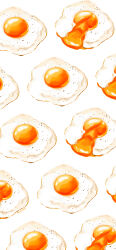 absurdres artist_name commentary_request egg_yolk food food_focus fried_egg highres no_humans original rizu_(rizunm) simple_background still_life white_background 