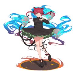  1girl :3 animal_ears artist_request black_bow black_dress black_ribbon black_shoes bow braid cat_ears cat_tail closed_mouth dress extra_ears fire flaming_skull floating_skull frilled_dress frills full_body game_asset hair_bow juliet_sleeves kaenbyou_rin leg_ribbon long_hair long_sleeves looking_at_viewer multiple_hair_bows multiple_tails neck_ribbon nekomata non-web_source official_art puffy_sleeves red_eyes red_hair red_ribbon ribbon self-datamine shoes simple_background skull smile solo tail touhou touhou_arcadia_record transparent_background twin_braids two_tails 